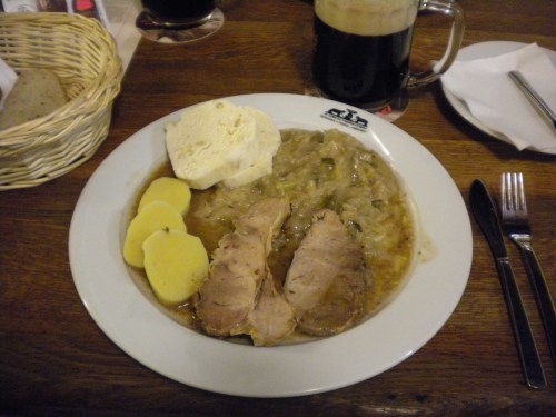 Food 7 - Pork Neck, Cabbage, and Dumplings