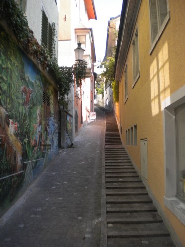Zurich Streets 22 - Colorful Staircase