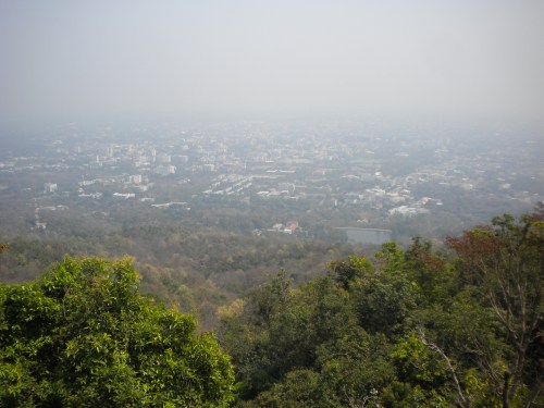 Doi Suthep 14 - View over Chiang Mai