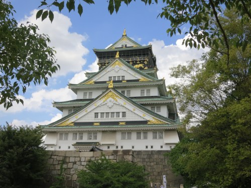 Osaka Castle 10 - Through the trees