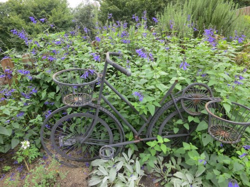 Shin-Kobe Ropeway 26 - Bicycle in Garden