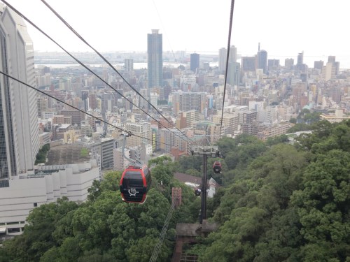 Shin-Kobe Ropeway 3 - View from Car