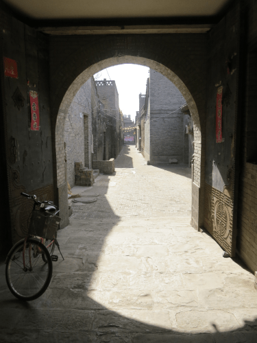 Pingyao 14 - Shadows through Doorframe