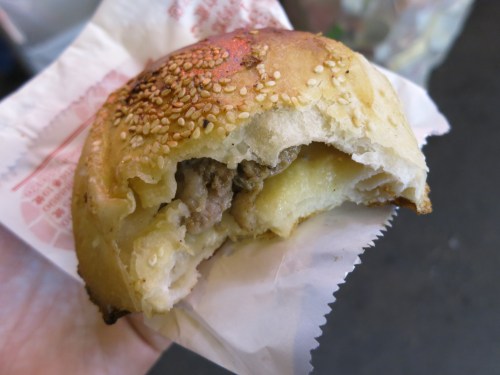 Pepper Cakes - A gourmet version of a hot pocket that is stuffed with a mixture of pork and black pepper and then cooked in clay ovens