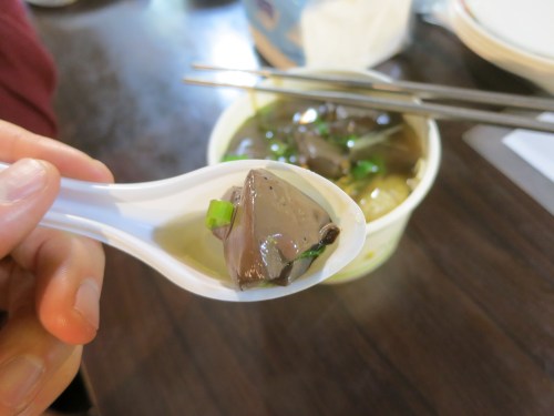 Food 5 - Spoonful of Congelaed Duck's Blood