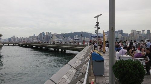 The Kowloon Promenade, overlooking the Harbor