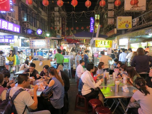 A scene from the energetic Raohe Night Market (my personal favorite)