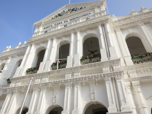 The Portuguese-style facades of many of Macau's buildings add a unique feel to this Asian city
