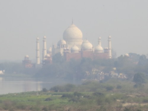 Agra Fort 23 - View of Taj Mahal