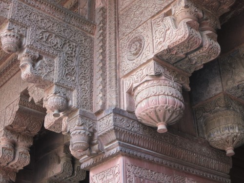 Detail of the engravings along many of the archways