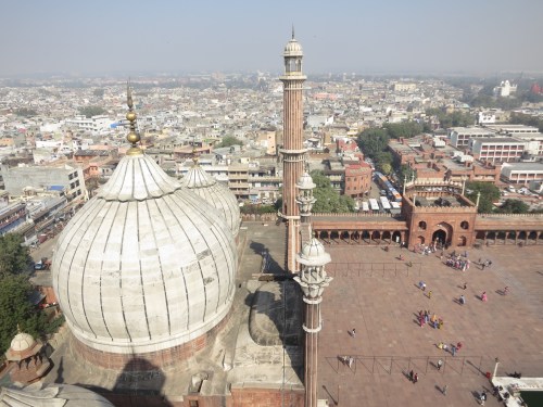 Jama Masjid 31 - View over Dome from Tower