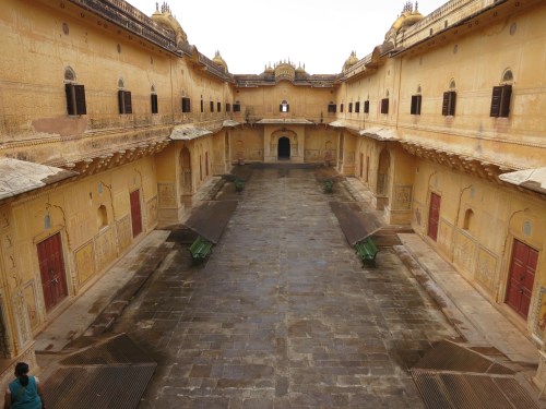 The interior of the Nahargarh Fort