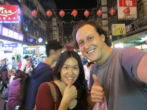 Raohe Night Market 7 - Agatha and I