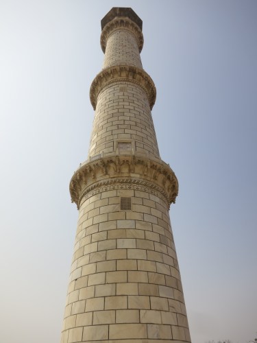 One of the 40-meter high minarets, whose only purpose is for the aesthetic value
