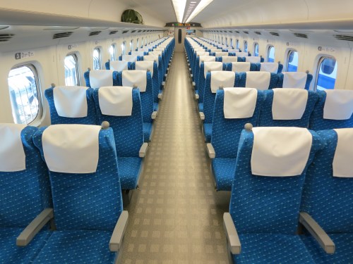 I seem to have arrived a bit too early when catching this bullet train out of Tokyo