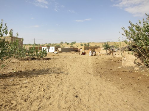 A small village where we stopped to buy some food for the camels