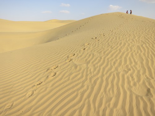 Our first look at the big dunes