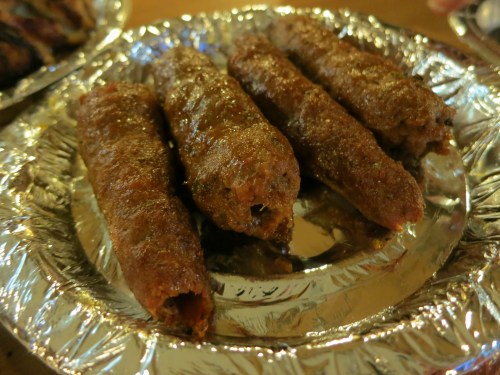 Barbequed and Spiced Lamb Kebabs