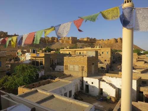 The town of Jaisalmer, the embarkation point for most of the camel tours in the area