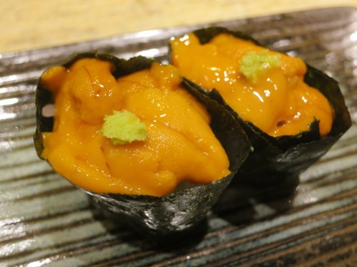 And unsurprisingly, I also choose the Uni, as well.  I honestly don't think I'm capable of walking into a sushi restaurant without ordering Uni
