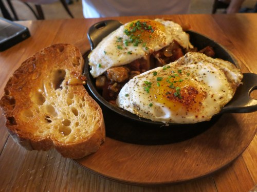 Suckling Pig Hash -- this is certainly excessive, but you won't find me complaining