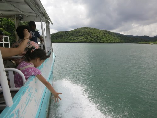 Heading into the interior of the island