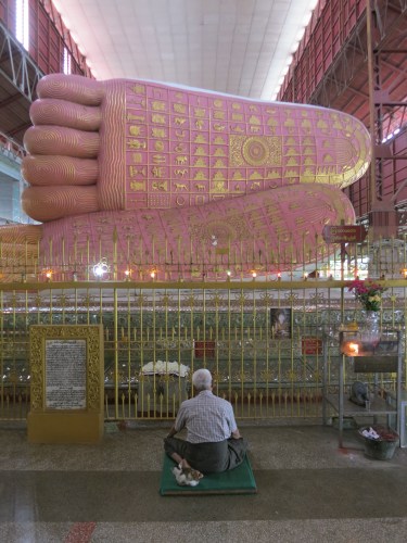 Chauk Htatt Kyee Paya 16 - Prayer by Feet