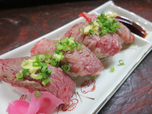 Ishigaki Island, specifically, boasts of its own variety of premium beef.  As such, I opted for a bit of Beef Sashimi, which was delicious, obviously