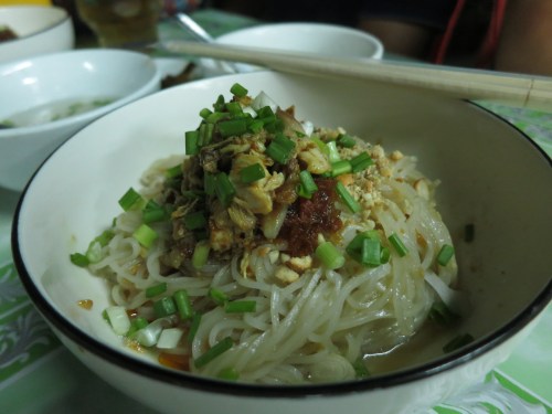Or in a dry format (with the soup served on the side).  I had a friend in town who, after trying Shan Noodles, couldn't stop talking about it for the next few days, but that is another story...