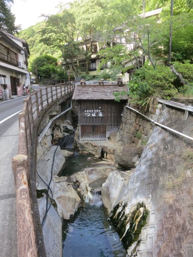 Additionally, Yunomine is also home to the only UNESCO recognized hot spring, called Tsubo-yo -- which is essentially just a small shack (seen here) that pipes in water directly from the hot springs in the area